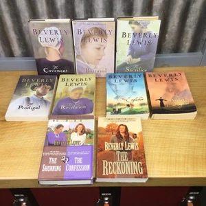 BEVERLY LEWIS Amish 9 Book Lot Abrams Daughters Annie's People Lancaster County - Picture 1 of 16