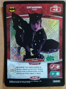 2018 SDCC COMIC CON EXCLUSIVE PROMO CARD PANINI METAX DC BATMAN CATWOMAN - Picture 1 of 1