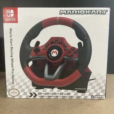 Hori NSW-228U Mario Kart Racing Wheel for Nintendo Switch Box Damage - Image 1 of 4