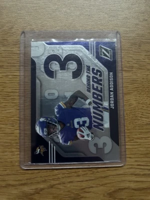 2023 Panini Zenith - Behind the Numbers Jordan Addison #14 (RC) - Image 1 of 2