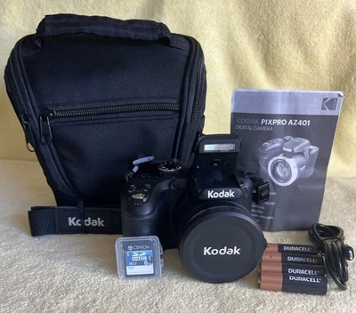 Cámara digital KODAK PIXPRO AZ401 16 MP 40X zoom HD 720p video - 8 GB SD - como nueva - Foto 1 de 4