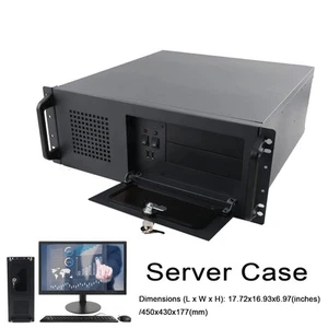 Rack Server Gehäuse 4U / 4HE PC Gehäuse ATX/M-ATX Desktop Gehäuse - Bild 1 von 17