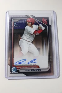 2024 Bowman Draft Chrome Ryan Campos 1st Auto #CPA-RCA Cardinals - Bild 1 von 2