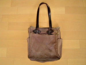 Bolso de Mano Filson Resistente Sarga #70260 Marrón Informal Modelo EE. UU. Usado - Imagen 1 de 14