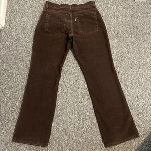 Levi’s 550 Bootcut Corduroy Trousers High Waist Brown Relaxed Fit Ladies UK 14 - Picture 1 of 9