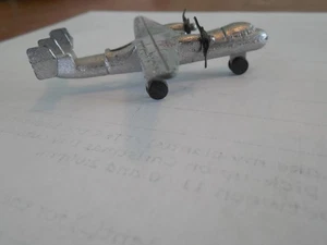 VINTAGE KLEINES STÜTZENFLUGZEUG AUS METALLGUSS, SATZ LANDUNGSREIFEN FEHLEN, 1 STÜCK - Bild 1 von 7