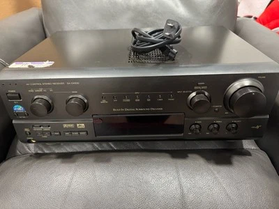 Technics SA-DX930 AV Control Stereo Receiver Black No Remote Tested & Working - Image 1 of 4