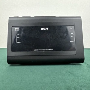 RCA RC142-D AM/FM Radio Alarm Clock with USB. D7al Alarms, Audio In your phone - Picture 1 of 12