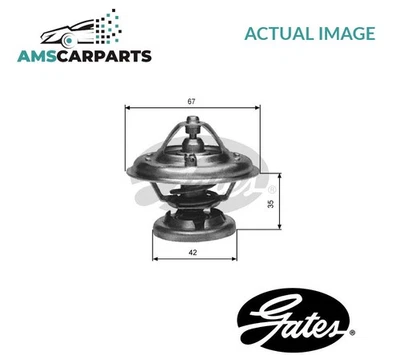 ENGINE COOLANT THERMOSTAT TH12685G1 GATES NEW OE REPLACEMENT - Image 1 of 4