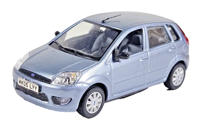 Minichamps 1:43 Ford Fiesta Mk5 2002-2008 5-Door Diecast Model Light Blue Color. - Image 1 of 4
