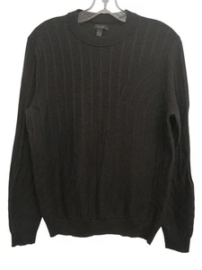 Merinowolle Alfani Pullover Herren Gr. M braun Strick einfarbig Rundhalspullover Preppy sportlich - Bild 1 von 7