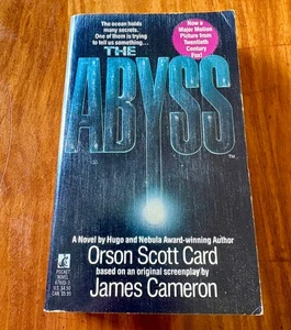 THE ABYSS BY ORSON SCOTT CARD SIGNED 1989 PB 1ST PRINTING MOVIE JAMES CAMERON - Picture 1 of 6