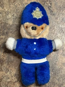 Vintage Police Officer 16” West UK England Blue Fur Sweet Dreams Plush Bear - Picture 1 of 4