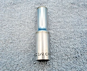 Vintage Craftsman 1/2" 12 Point 1/2" Drive Deep Socket V Long Neck USA - Bild 1 von 6