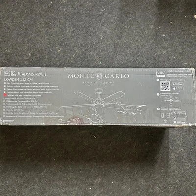 Monte Carlo 5LWDSM60RZWD Lowden Smart 60-in Ceiling Fan, Matte White - Image 1 of 4