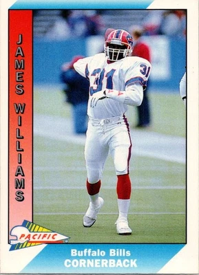 1991 Pacific James Williams #34 Buffalo Bills - Image 1 of 2