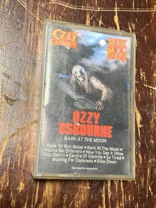 Ozzy Osbourne Bark At The Moon Original 1983 Vintage Cassette Tape - Picture 1 of 24