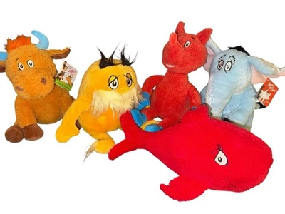 Dr. Seuss Kohls Cares 5 件 批量角色 毛绒填充动物 大号 Moo Fox — 第 1/4 张图片