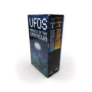 UFOS Miracle of the Unknown 2 Tape VHS Box Set Questar Video Legend Top Secret - Picture 1 of 10