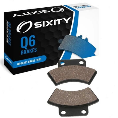 Rear Organic Brake Pads 1994-1995 Polaris 300 2x4 Set Full Kit  Complete hz - Image 1 of 4