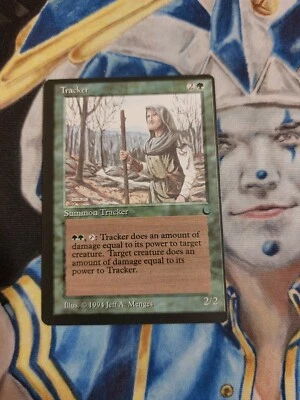 Tracker (Factory Miscut Error) MTG The Dark Rare Green Creature Near-Mint x1 GG8 - Image 1 of 4