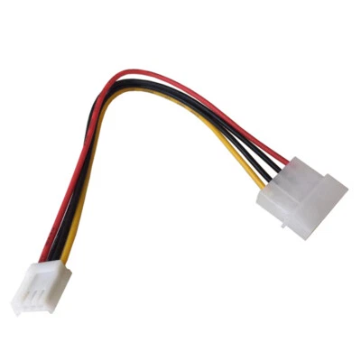 Q02 Floppy FDD Strom Adapter 4pin Molex auf 4pin Floppy IDE zu Floppy Stromkabel - Bild 1 von 4