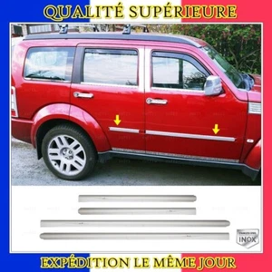 Protecteur de porte latérale chromé 4pcs INOXY pour DODGE NITRO 2007 et plus - Imagen 1 de 7