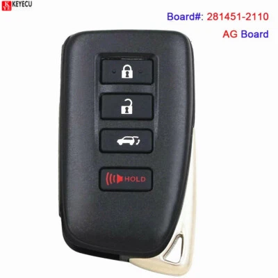 for Lexus LX570 NX200t NX300 NX300h Smart Keyless Remote Key Fob 281451-2110 AG Foto 1 de 4
