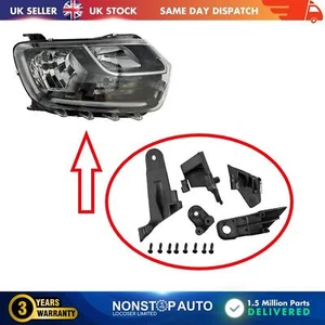 Headlight Repair Kit Bracket Mount Clips Right For DACIA Duster 2017 on - Picture 1 of 10