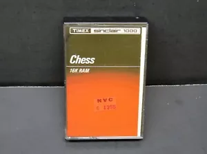Schach, Timex Sinclair 1000, 1983, Kassette & Handbuch, nie benutzt - Bild 1 von 4