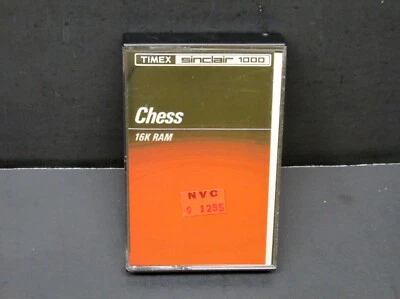 Chess, Timex Sinclair 1000, 1983, Cassette & Manual, Never Used - Image 1 of 4