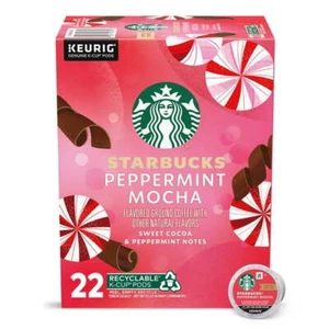 Starbucks Peppermint Mocha K-cups Brand New - Picture 1 of 1