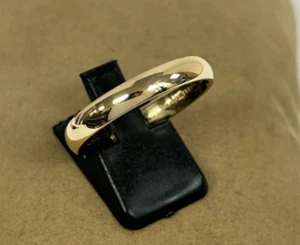 ANILLO BANDA ORO AMARILLO 14K BENCHMARK CLÁSICO TALLA 11 (3,9 mm) - Imagen 1 de 9