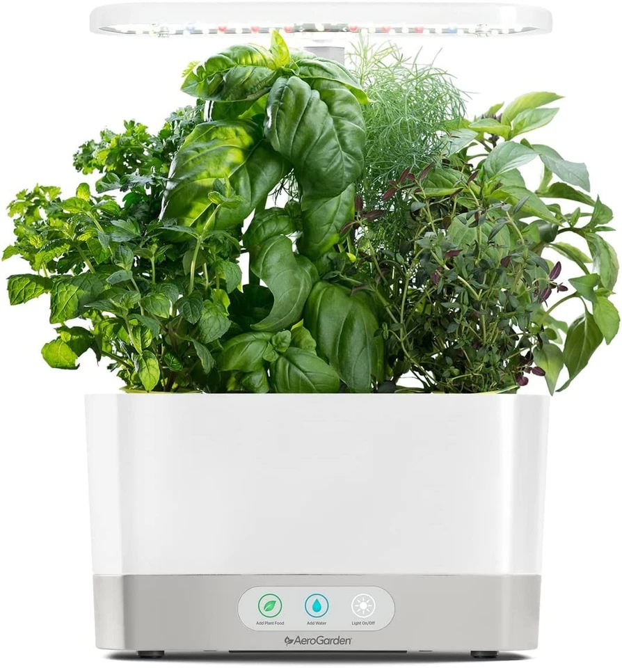 AeroGarden Harvest con kit de vainas de semillas de hierbas gourmet - jardín interior hidropónico Foto 1 de 4