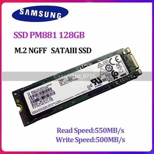 Samsung PM881 128GB 2280 M.2 Solid State Drive NGFF SATA SSD External Hard Drive - Picture 1 of 5