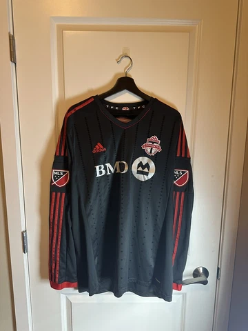 Adidas Toronto FC TFC Men's Long Sleeve Soccer Jesey Size XXL MLS ALL FOR ONE Cover