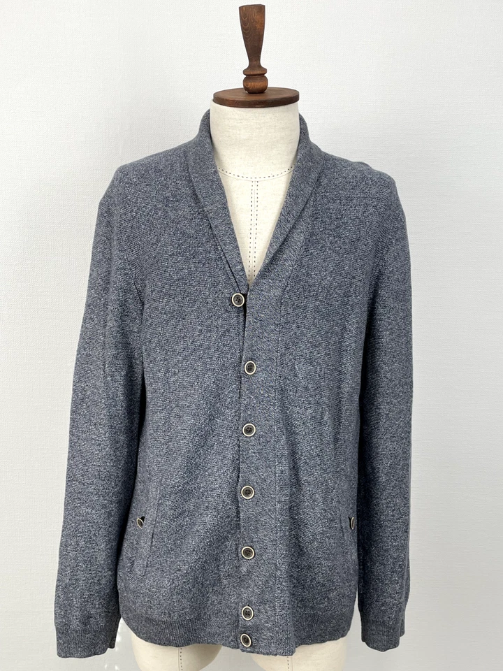 Cárdigan Suéter Ted Baker London Gris Botón Cuello en V Tejido Talla 5 Foto 1 de 4