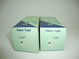 2 X N37 MARCONI NOS/NIB TUBES. CRYOTREATED - Picture 1 of 1