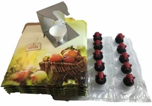 Starterset 3 Liter Bag-in-Box Beutel + Kartons + Abfüllhalter +Trichter - Bild 1 von 1