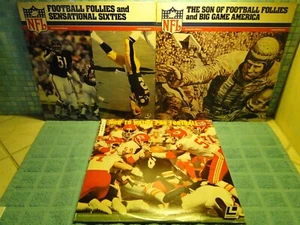 How To Watch Football Follies Big Sensational 3 Laserdisc Set XTRA LDs SHIP FREE - Picture 1 of 2