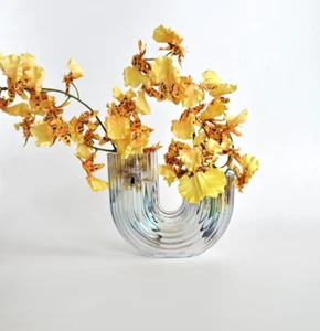 IKEA RÄFFELBJÖRK Doppelvase, Perlmutt Regenbogen Vase 12 cm - Bild 1 von 5