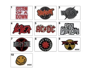 Rock Band Enamel Pins, Rock Band Brooches, Music Enamel Pins, Punk Rock Pins - Picture 1 of 23