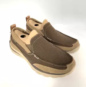 Skechers Mens Superior Milford Loafers Memory Foam Size 7.5 Brown 53111600 64365 - Picture 1 of 6