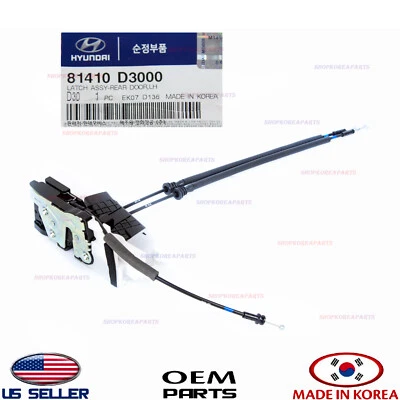 OEM Rear Door Lock Actuator Driver Side GENUINE Hyundai Tucson 2016-2021 - Image 1 of 4