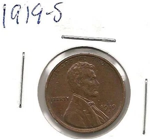 1919-S Lincoln Cent : BU - Picture 1 of 2