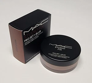 MAC Studio Fix Pro Set + Blur Weightless Loose Powder Full Size Deep Dark  - Picture 1 of 3
