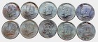 Amazing ‼️ { 10 } - ( 1964 ) Kennedy Halves - %90 Silver Each Coin -Au - $5 Fv