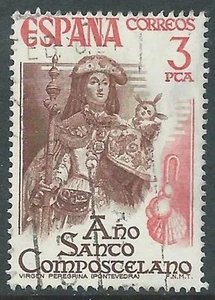 1976 SPAGNA USATO ANNO SANTO COMPOSTELANO - F13-7 - Picture 1 of 1