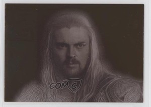 2008 Topps Lord of the Rings Masterpieces II Foil Art Bronze Eomer #7 10a3