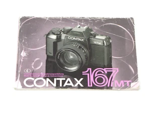 Contax 167MT Instruction Manual - Multiple Copies, Varying Conditions - Picture 1 of 5